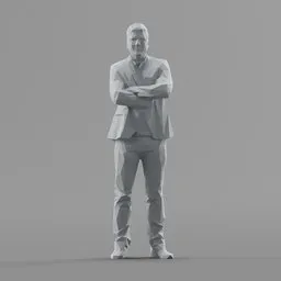 Lowpoly Male Standing