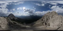 Dramatic Clouds over Landscape