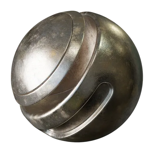 Scratched metal