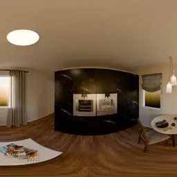 Livingroom and Kitchen Morning