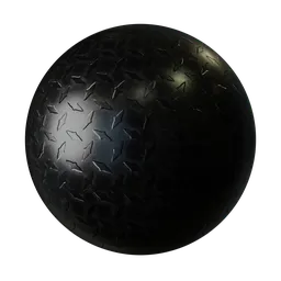 Black Metal Floor Pattern