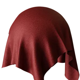 Plain Red Chenille