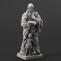 statue of Evangelist matthaeus