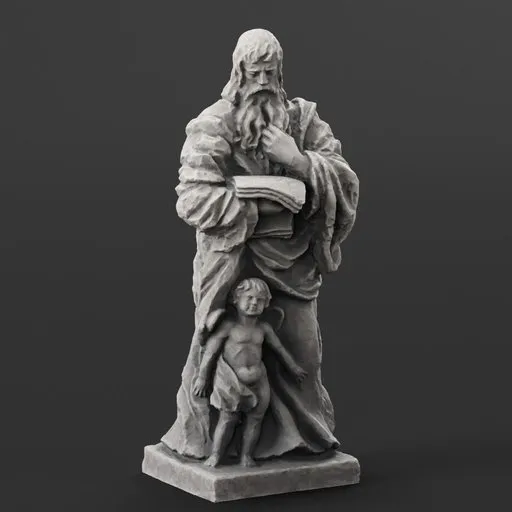 statue of Evangelist matthaeus