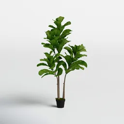 Faux Fiddle Leaf Fig Tree