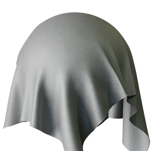 Plain Grey Velvet