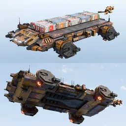 Spaceship freighter