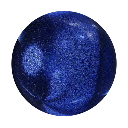 High-resolution PBR Blue Glitter Material for 3D modeling, suitable for festive or ornamental Blender projects.