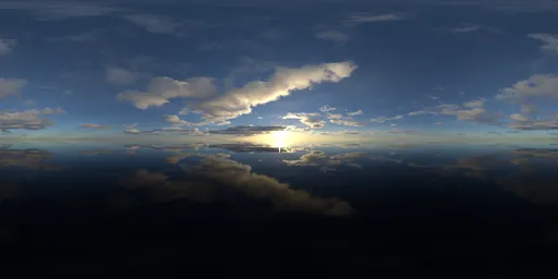 Sunset Cloudy Sky Ocean