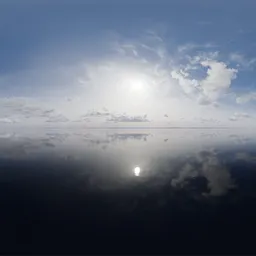 Realistic Hazy Sunny Sky Day