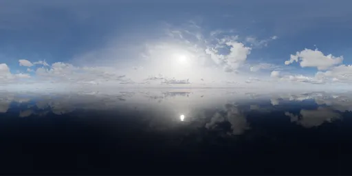 Realistic Hazy Sunny Sky Day