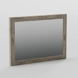 Wooden Frame Mirror