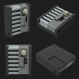 Scifi Control Panel Kitbash Prop