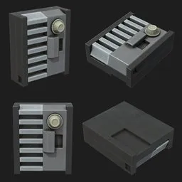 Scifi Control Panel Kitbash Prop