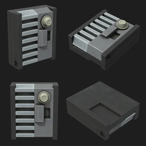 Scifi Control Panel Kitbash Prop