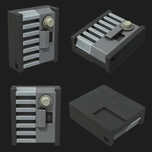 Scifi Control Panel Kitbash Prop