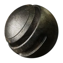 Metal scratched and rusty