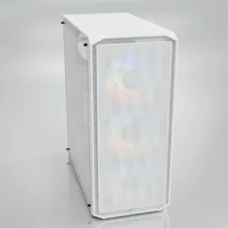RGB White PC Case