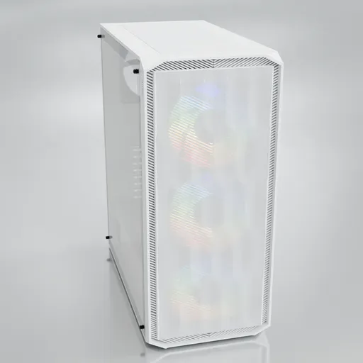 RGB White PC Case