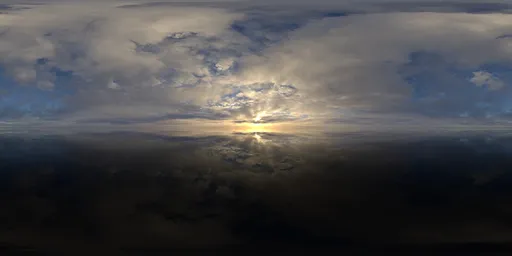 Dramatic Hazy Sunset Pure