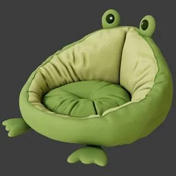 Frog Body Pouf