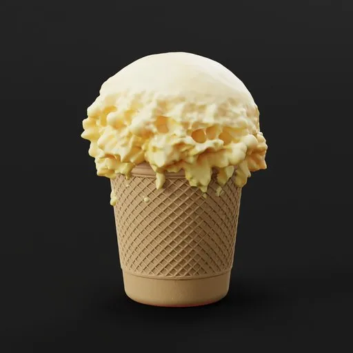 Vanilla Ice Cream Flat