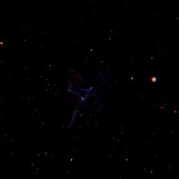 Volumetric Dark Veil Nebula Deep Space