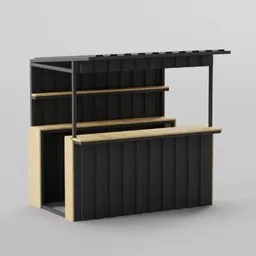 Industrial Semi-Permanent Food Stall