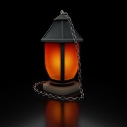 stylised lamp