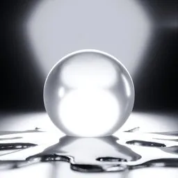 Water drop on the floor