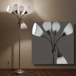 5 Light Floor Lamp
