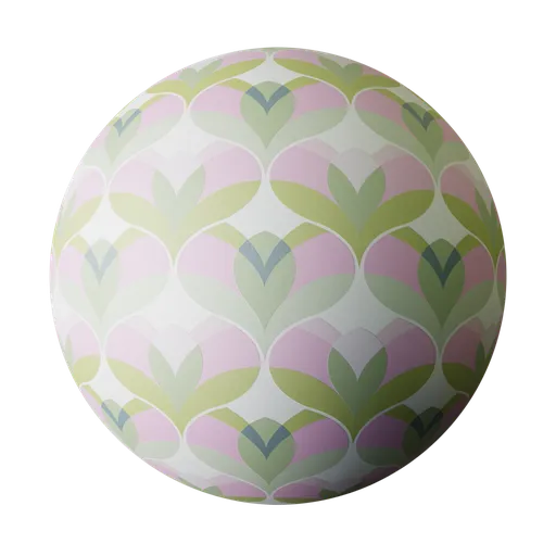 70s Decorative Wallpaper Orchid