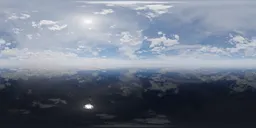 Realistic Sunny Cloudy Day Pure