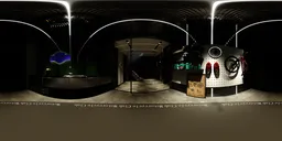 Black Motorcycle Garage