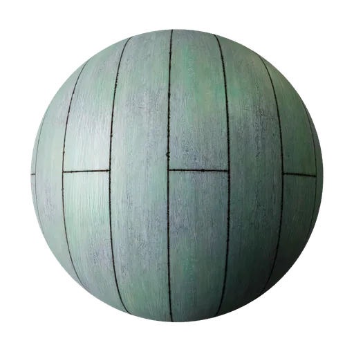 Wooden Floor Teal