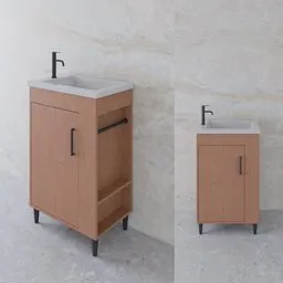 Small bathroom cabinet