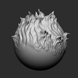 NS Stylized Flame surface