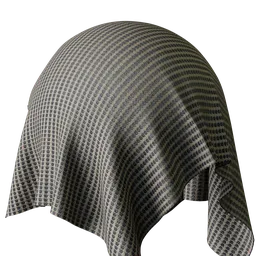 Geometric Black Chenille