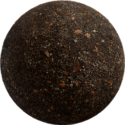 High-resolution PBR Stony Dirt Path material with realistic texture for 3D rendering in Blender and other applications.
