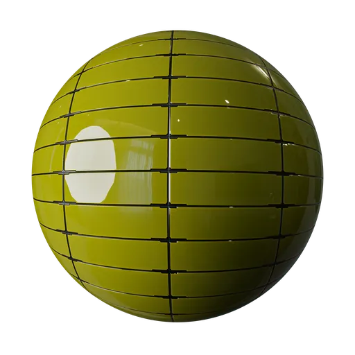 Yellow metal panel