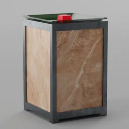 Brown Marble Wax Warmer