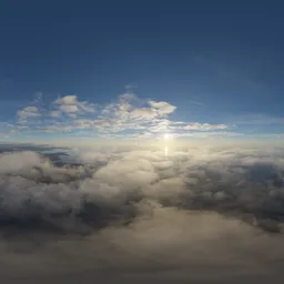 Aerial Coast Landscape Clouds