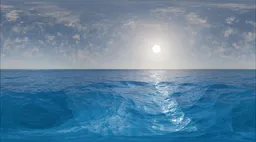 Clear Blue Ocean sky