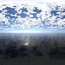 Bluesky cloud sunshine