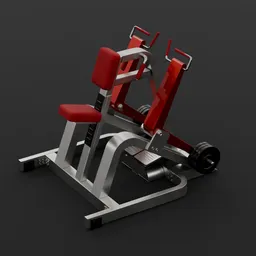 Plate-Loaded Iso-Lateral Seated Machine