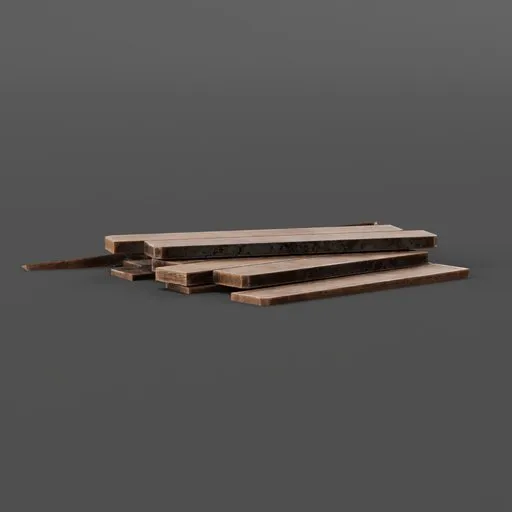 Wood planks short