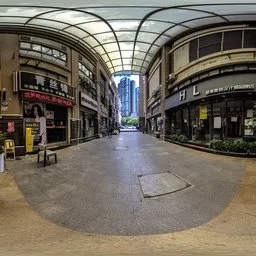 Quiet shopping street 16k