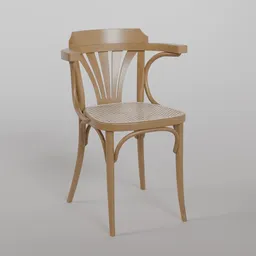 24 Armchair B116 - Honey