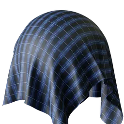 Black and blue fabric