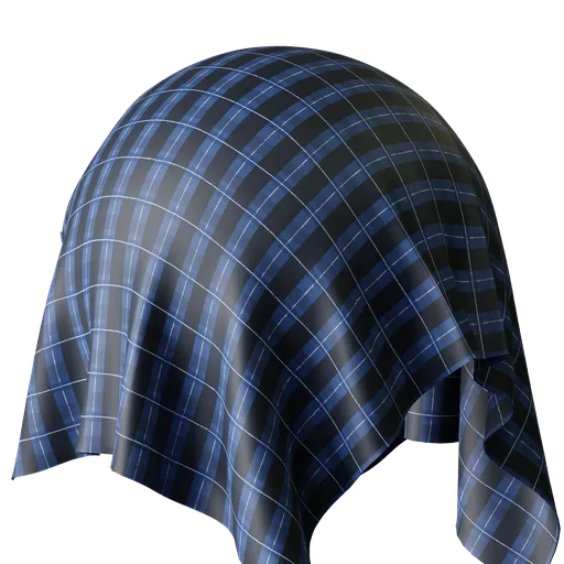 Black and blue fabric